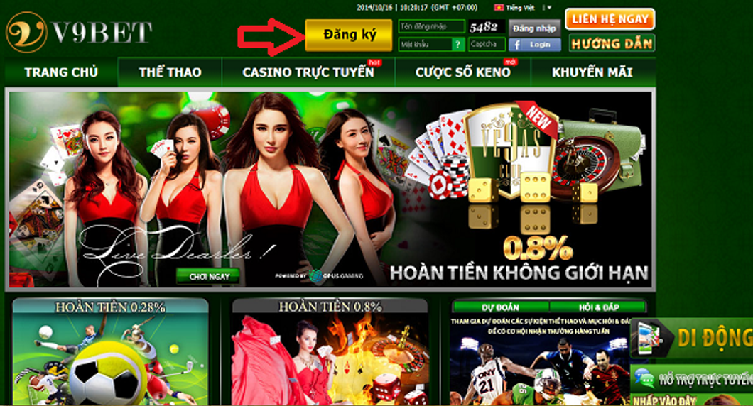 Hướng dẫn đăng nhập v9bet